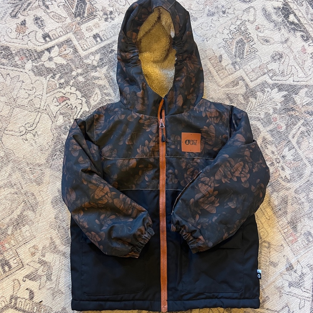 Picture Organic Toddler Girls winter jacket size 4y